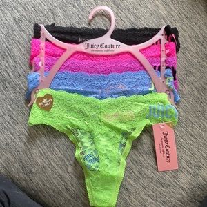 ☀️Juicy couture lace thongs